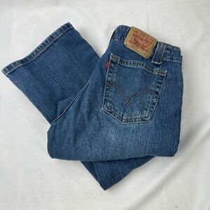 Women's LEVI'S 525 Nouveau Low Boot Cut Med Wash Denim Jeans size 6M.